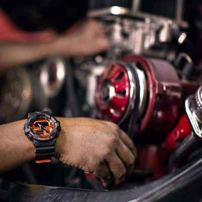 Orë dore Casio The G/G-SHOCK Bright Red GA-700BR-1AER (607)