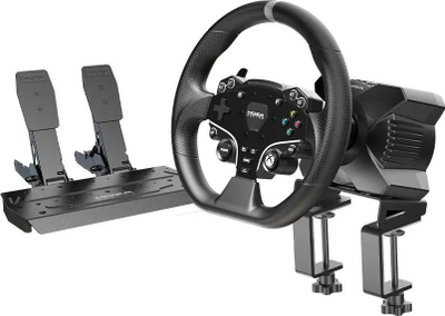 Set timoni garash MOZA R3, Direct Drive, me pedale, për Xbox dhe PC