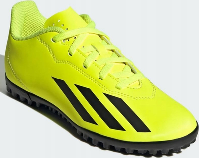 Këpucë futbolli për kalama Adidas X Crazyfast Club TF, turf, sintetike, të verdha