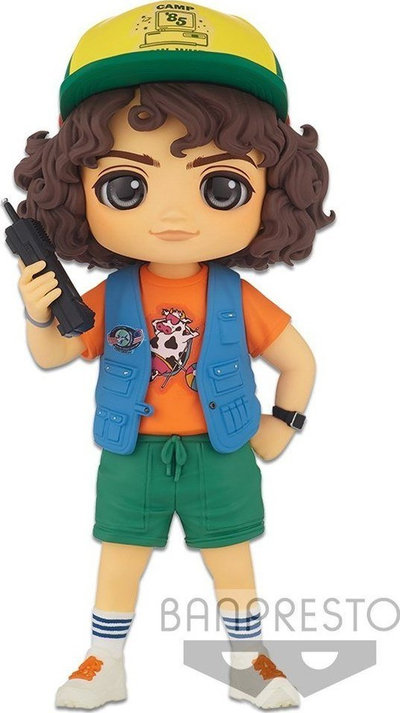 Figurë koleksionare Banpresto Q Posket Stranger Things Dustin, 5 cm, shumëngjyrëshe
