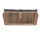 Sofa e jashtme 2-ulëse Baffin (HM6054.01), bardhë/ bezhë