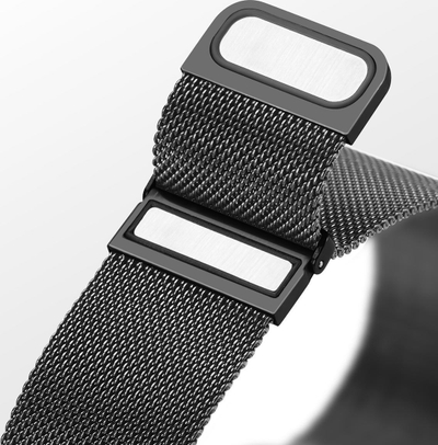 Rrip dore për Apple Watch Dux Ducis Magnetic Milanese, 38 40 41 mm, çelik inox, argjendtë