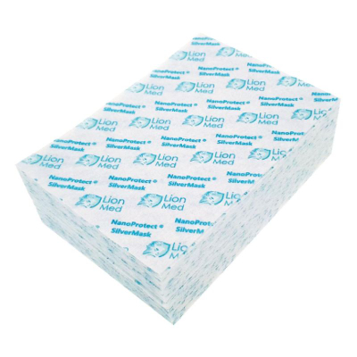 Filter për maska fytyre Enero Nano Protect Silver, antibakterial, i bardhë