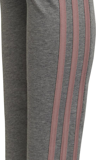 Leggings për goca adidas 3S Tight Jr HD4368, pambuk poliester, gri