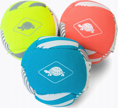 Topa plazhi Schildkrot Funsports Neoprene Mini Fun Balls, set me 3 copë, me shum ngjyra