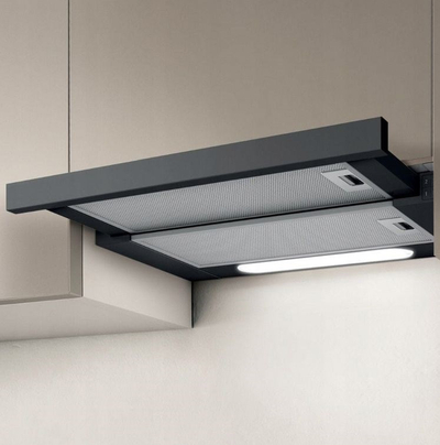 Aspirator i integruar Elica Elite 14 LUX, 60cm, teleskopik, i zi