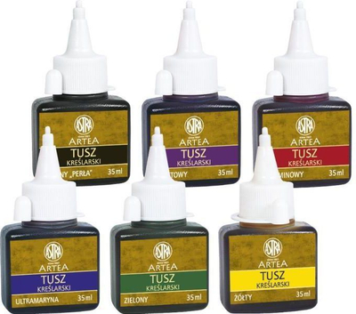 Bojë vizatimi Astra Perła 81030908, 35 ml, e zezë