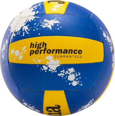 Top volejbolli Joma High Performance 400681709, gomë dhe poliester, për sallë dhe jashtë, blu e verdhë