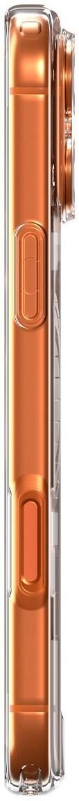 Kapak telefoni Spigen Ultra Hybrid Mag për iPhone 17 Pro Max, i përshtatshëm me MagSafe, portokalli transparent