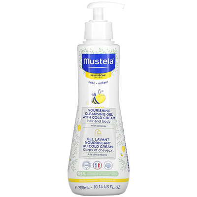 Xhel pastrues për fëmijë Mustela, 300 ml