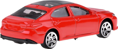 Lodër makinë prej metali Toyota Camry 1:64, me prapanicë me sustë, e kuqe