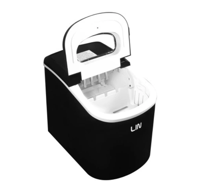 Prodhues akulli portativ LIN ICE PRO B12, panel digjital, kapak transparent, i zi