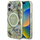 Футрола за телефон Guess Guhmp16Shflpedn, за iPhone 16, MagSafe, зелена со цветови