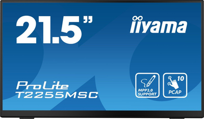 Monitor iiyama ProLite T2255MSC-B1, 21.5\", IPS, Full HD, me prekje, i zi
