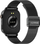 Ora inteligjente Gravity GT15-3, ekran 2.04", Bluetooth, e zezë me rrip silikoni të kuq