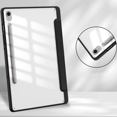 Kapak tablet Tech-Protect SC Pen Hybrid për Samsung Galaxy Tab S9 Plus, kthehet në qëndrim, i zi