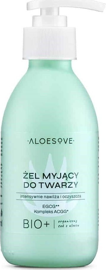 Gel pastrues fytyre Aloesove Intensely, hidratues, 190 ml, transparent