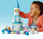 Lodër ndërtuese LEGO DUPLO Frozen Castle Party, set kështjellë, figura Anna dhe Elsa, shumëngjyrëshe