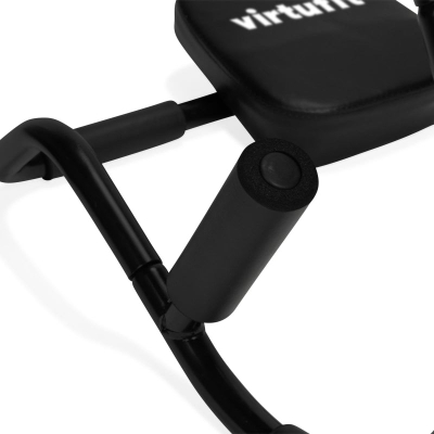 Stërvitës barku VirtuFit Abdominal Trainer Pro, për muskujt e barkut, i zi