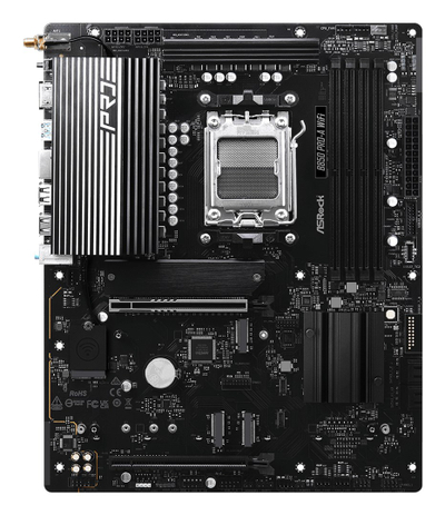 Pllakë mëmë ASRock B850 PRO-A WiFi, AM5, DDR5, e zezë