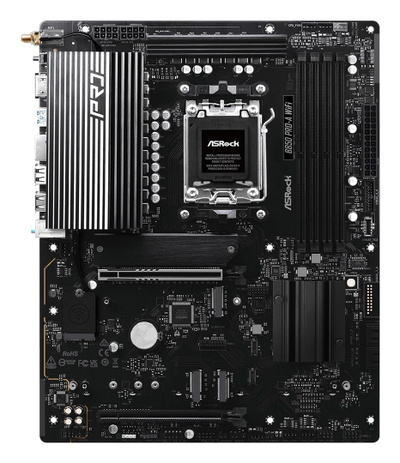 Pllakë amë ASRock B850 PRO-A WIFI, socket AM5, DDR5, e zezë