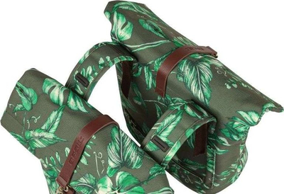 Çantë biçiklete Basil Ever-Green, 28-32L, reflektuese, jeshile