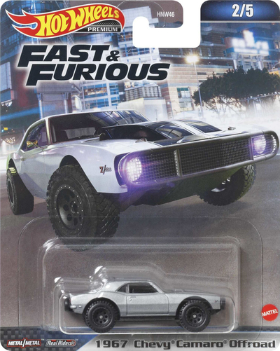 Makina lodër Hot Wheels Fast and Furious Premium 2023, diecast 1:64, modele nga më të ndryshmet, shumëngjyrëshe