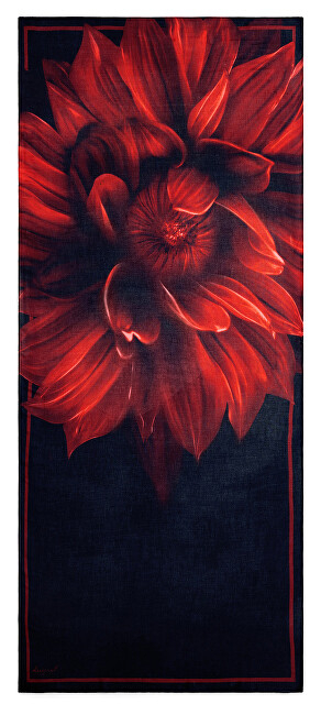 Shall për femra Desigual Flowerina, i zi/ i kuq