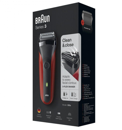 Brisk rroje BraunSeries 3 300 Red