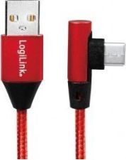 Kabllo USB LogiLink CU0146, USB A me USB C, 1 m, e kuqe