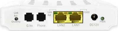 Мрежен адаптер ALLNET ALL-GHN101-2wire, G.HN Gigabit Ethernet 1000 Mbit/s, 2x RJ45 2x RJ11, бел