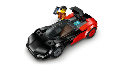 Set lodër ndërtimi LEGO Superelectric Car 60486, makinë sportive, shumëngjyrëshe