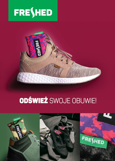 Qese freskuese FRESHED Pink Camo, për këpucë, kundra erërave, rozë