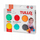 Toptha sensorialë Tullo Faces, set 6 copë, multicolor