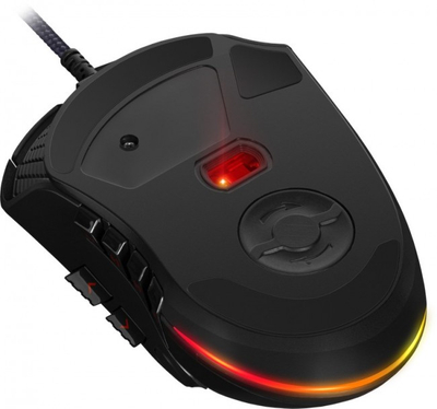 Maus гејминг Defender GM-917 Oversider, оптички 12000 DPI, RGB, црн