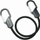 Litar elastik Master Lock Bungee me karabinë, 80 cm, 40 kg, shumëngjyrësh