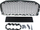Grill MTuning për Audi A4 B9, stil RS, ABS, satin black