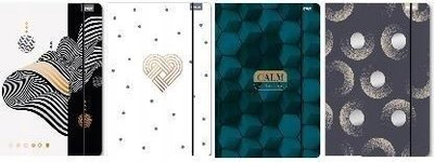 Dosje dokumentesh Teka Calm Mix, A4, me shirit elastik, shumëngjyrëshe
