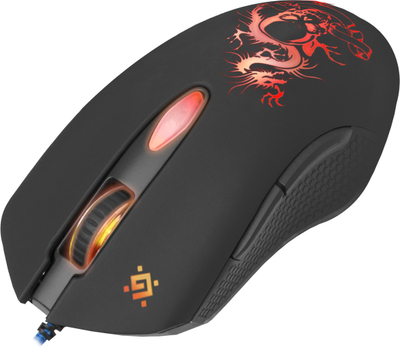 Mouse gaming Defender Sky Dragon GM-090L, 3200 DPI, me kabllo, i zi