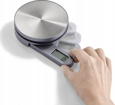 Peshore kuzhine Caso Kitchen EcoMate, 5kg, ekran LCD, çelik inox argjendtë
