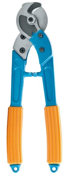 Prerëse kabllosh Ergom KT 2/80, 380mm, për bakër dhe alumin, blu portokalli