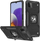 Mbulesë mbrojtëse Wozinsky Ring Armor për Samsung Galaxy A22 4G, me unazë magnetike, e zezë