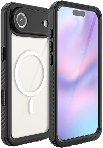 Mbështjellës ujirezistent 4smarts Waterproof Strong Case, për Apple iPhone, MagSafe, i zi