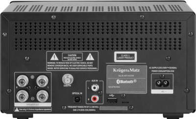 Amplifikator HiFi Kruger&amp;Matz KM1995-A, Class A, 45 W, me Bluetooth