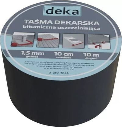 Shirit izolues Alubutyl Roofing Sealing Tape, 10cm x 10m, kafe