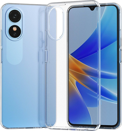 Futrollë telefoni Hurtel Ultra Clear për Oppo A17, 0.5mm, transparente