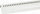 Kapak plastik për kabinete Schneider Electric PrismaSeT P, 434mm, 44mm, i bardhë