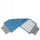Insert mop mikrofibër Numatic 906418, me zinxhir, për mop të rrafshët, blu