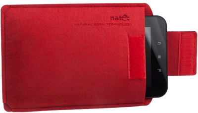 Etui për tablet NATEC SHEEP, 10", e kuqe me të zezë