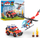 Set tulla ndërtimi ZURU Max Fire Adventure, 265 copë, për kalama 6+, i kuq